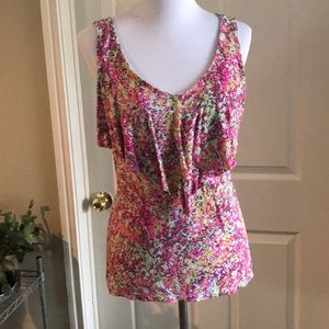 Abstract print blouse